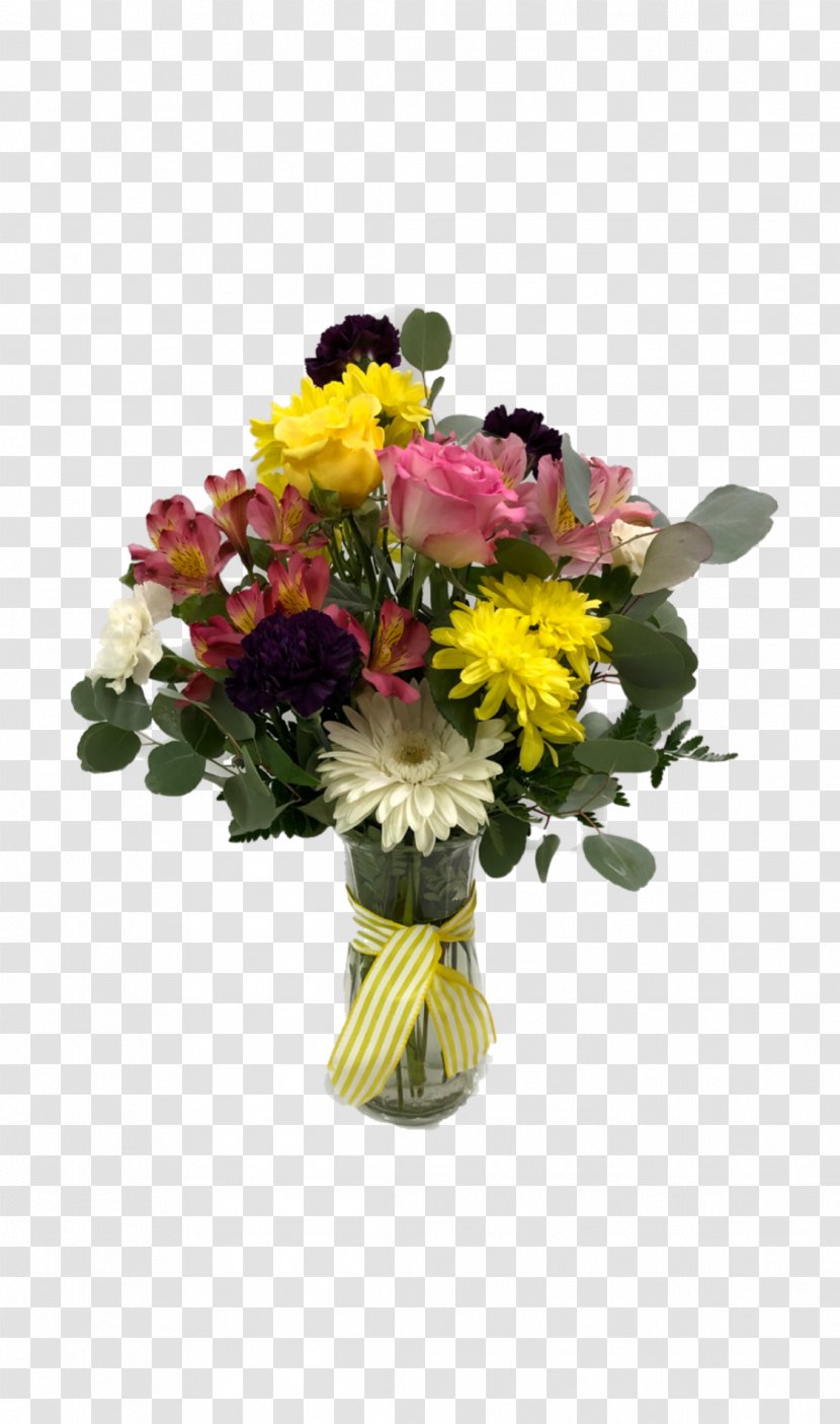 Transvaal Daisy Floral Design Vase Cut Flowers - Flowerpot Transparent PNG