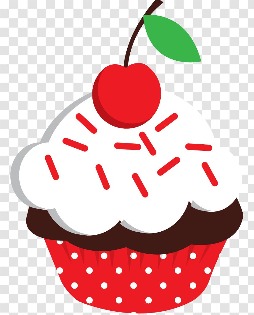 Cupcake Party American Muffins Clip Art - Cherry - Cake Transparent PNG
