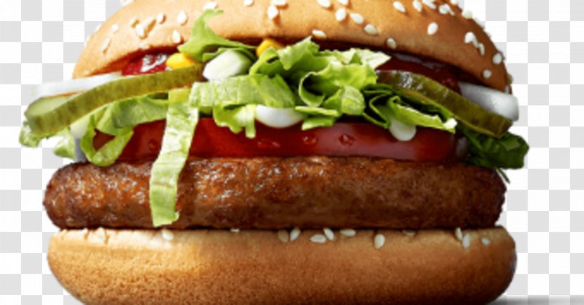Veggie Burger Hamburger Fast Food McDonald's Big Mac #1 Store Museum - Veganism - Vegetable Transparent PNG