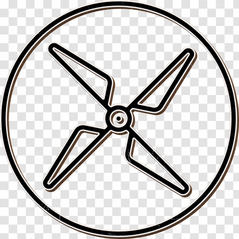 Quapcopter And Drones Icon Drone Icon Propeller Icon Transparent PNG