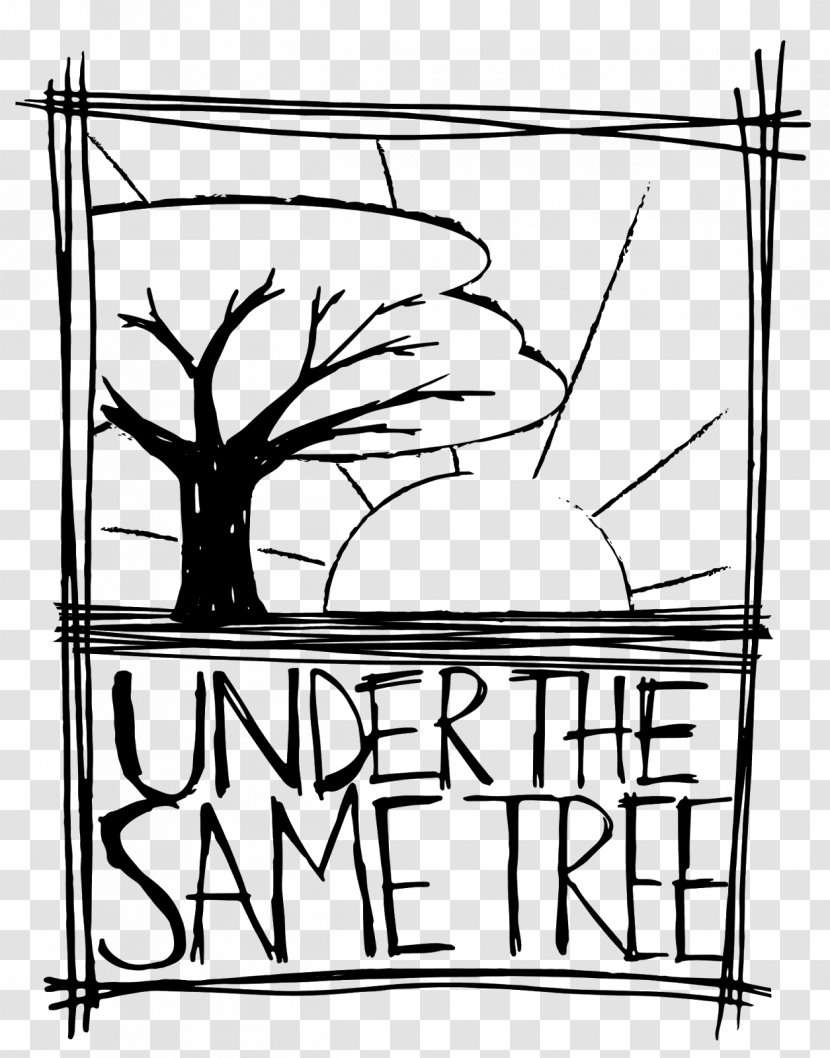 Organization Drawing Line Art Clip - Monochrome - Under The Tree Transparent PNG
