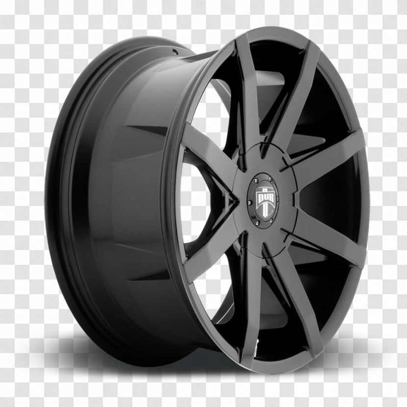 Alloy Wheel Rim Graphite Tire - Dub Transparent PNG