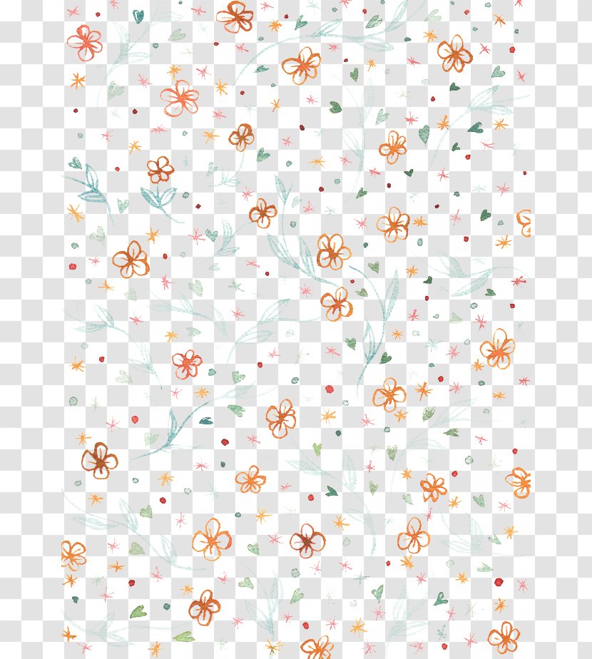 Textile Floral Design Area Petal Pattern - Small Element Transparent PNG