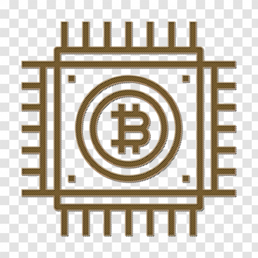 Bitcoin Icon Processor Icon Cpu Icon Transparent PNG