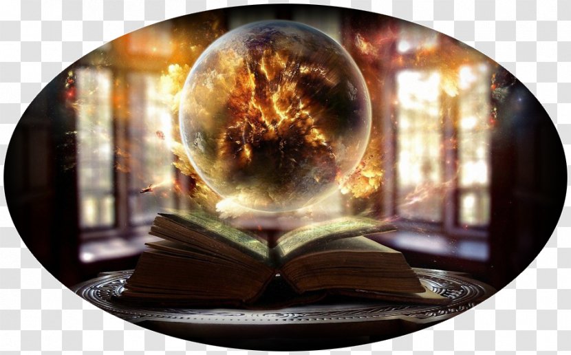 The Magic Book Secret Writer Crystal Ball - Stock Photography Transparent PNG