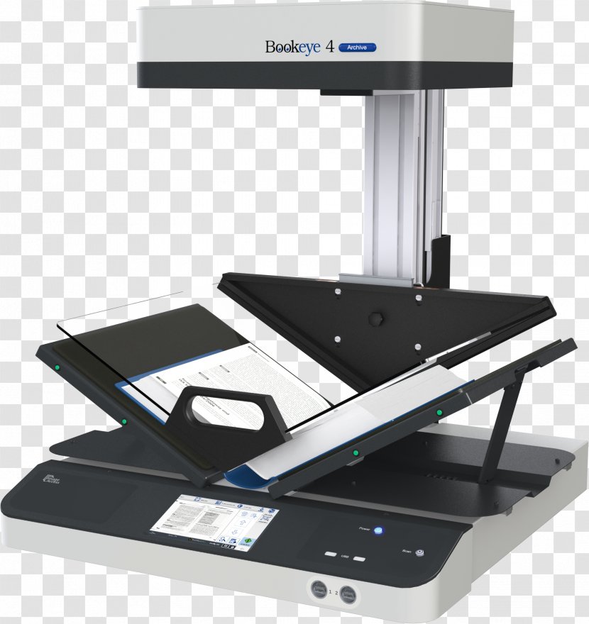 Image Scanner Book Scanning Digitization Printer Photocopier - Document Transparent PNG