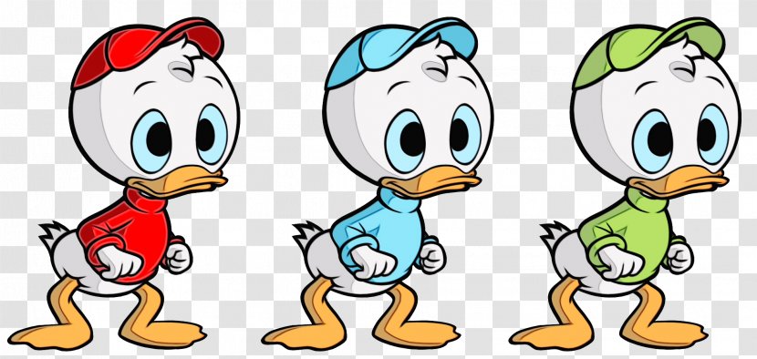 Huey, Dewey And Louie Donald Duck Scrooge McDuck Huey - Animated Cartoon - Daisy Transparent PNG