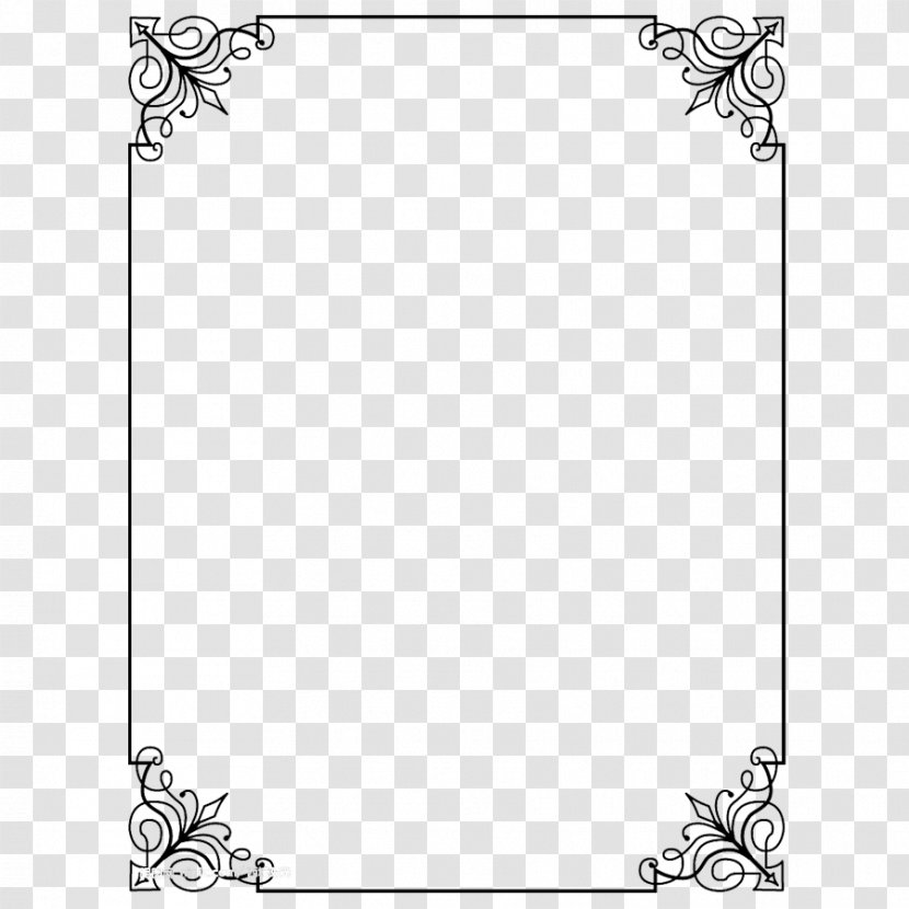 Visual Arts Monochrome Black And White - Picture Frames - Fashion Background Manual Transparent PNG