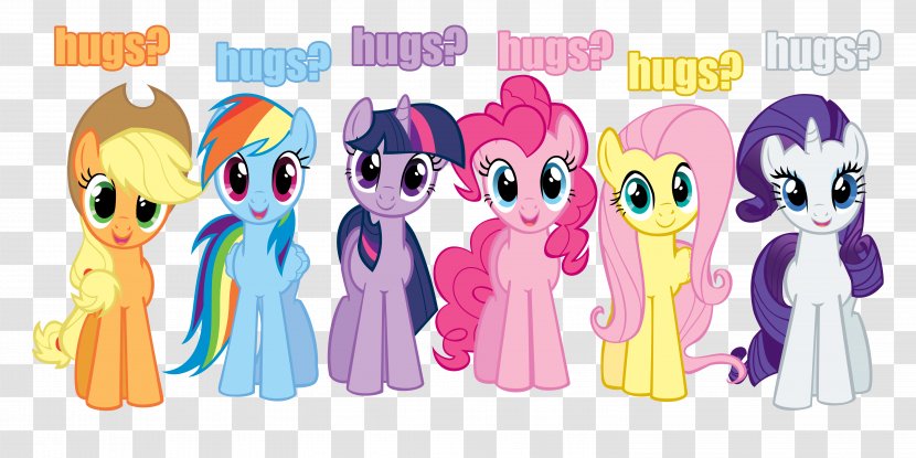 Pinkie Pie Rainbow Dash Pony Applejack Twilight Sparkle - Equestria - Mane Vector Transparent PNG