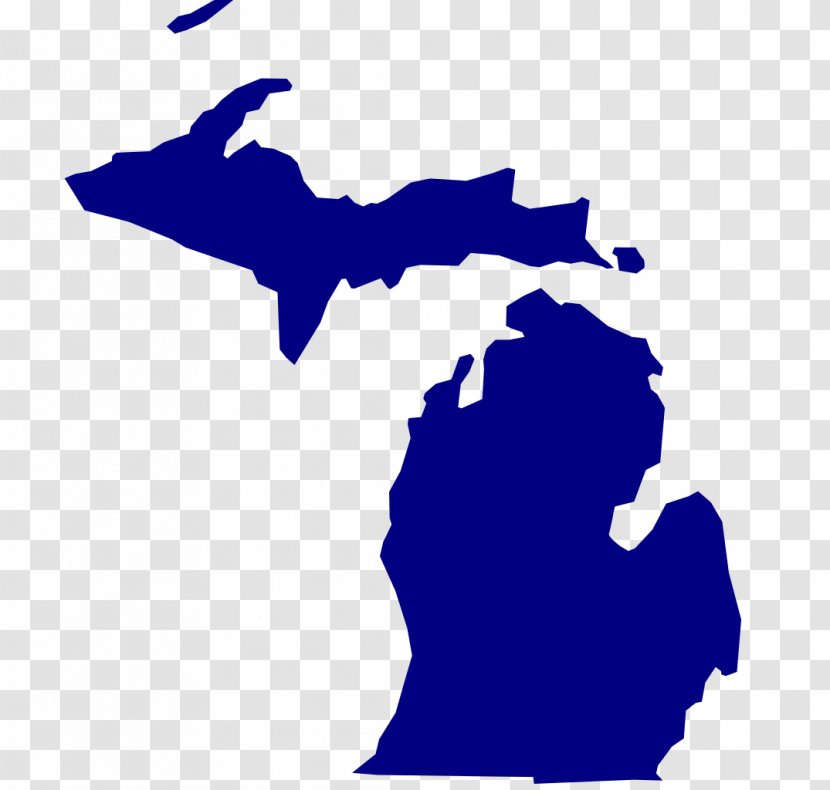 Michigan Territory Map - Silhouette Transparent PNG