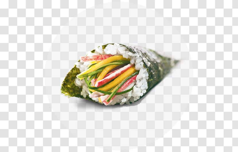 California Roll Sashimi Gimbap Sushi Plate Transparent PNG