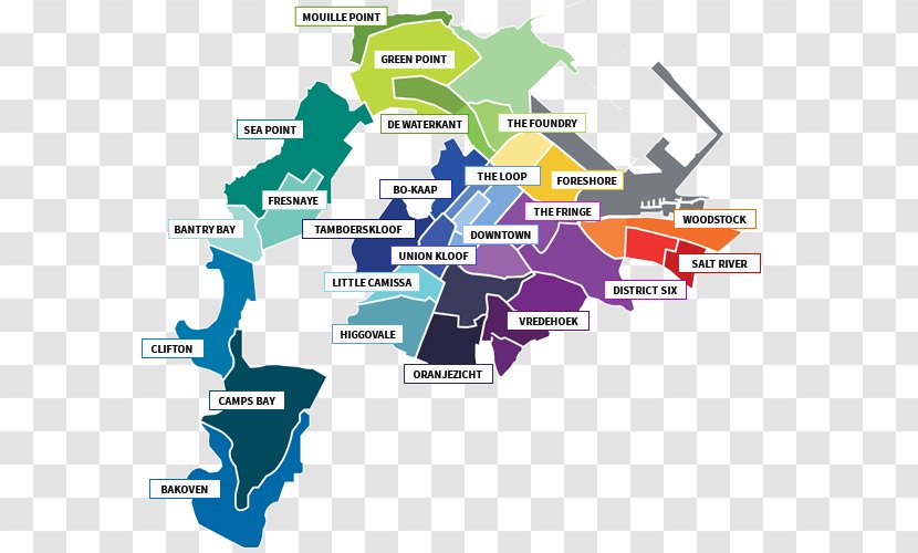 Bloubergstrand Bo-Kaap Map Neighbourhood Gugulethu - Township - Capetown Transparent PNG