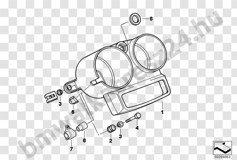 Cable Harness MINI Cooper Car Vehicle - Speedometer Parts Transparent PNG