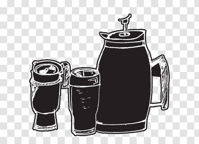 Coffee Preparation Mug Kettle Cup - Cargo Transparent PNG