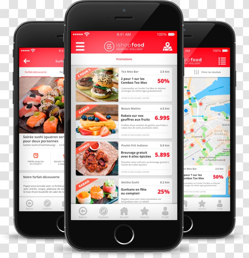 Smartphone Restaurant Delivery Android - Portable Communications Device Transparent PNG