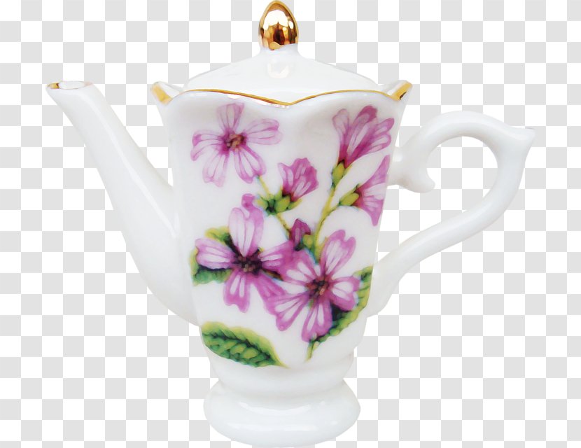 Saucer Porcelain Kettle Teapot Mug - Drinkware Transparent PNG