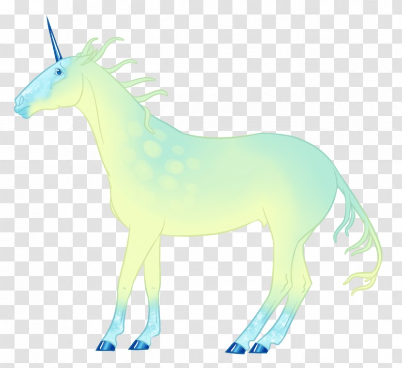 Mule Mustang Unicorn Mane Halter - Grass Transparent PNG