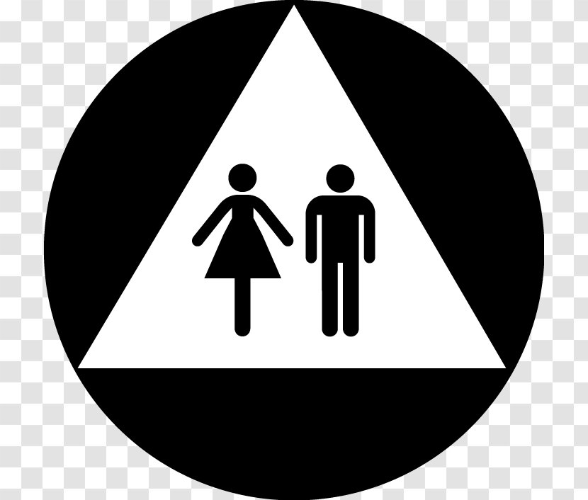 Female Gender Symbol Sign - Public Toilet Transparent PNG