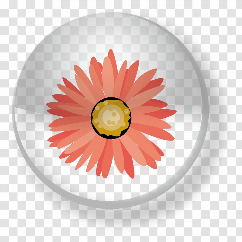 Adobe Illustrator Rasterisation Object-oriented Programming Software - Objectoriented - Flower Glass Button Transparent PNG