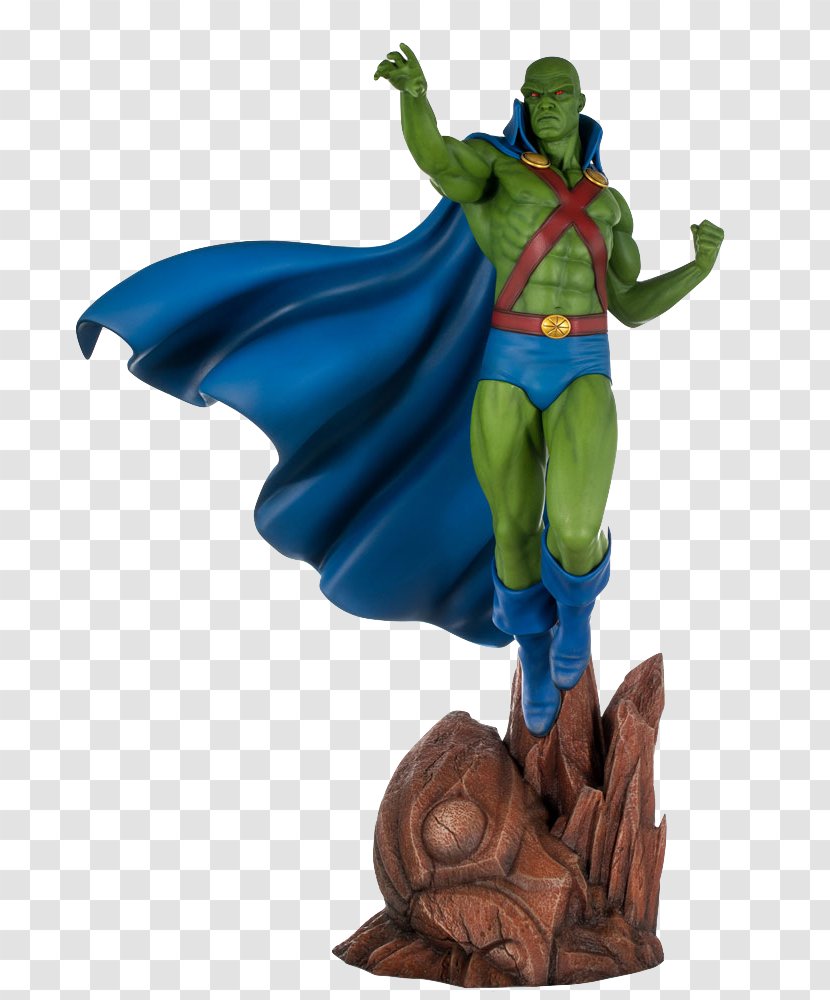 Martian Manhunter Batman Super Powers Collection Sculpture Statue Transparent PNG