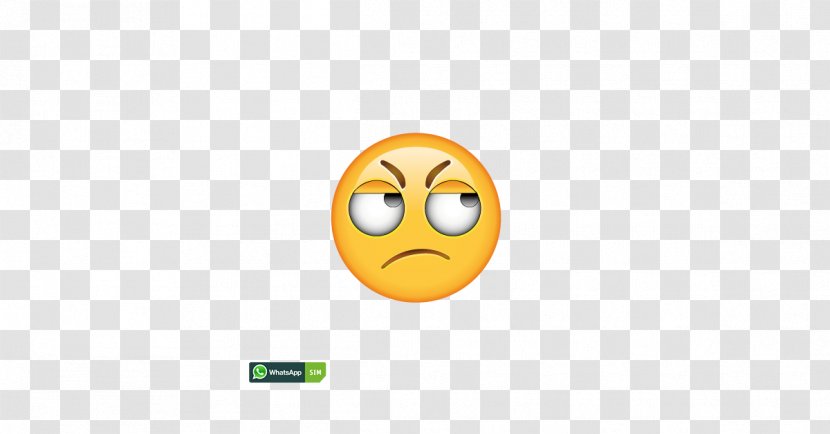 Emoticon Smiley Emoji Yellow - Smile - Angry Transparent PNG