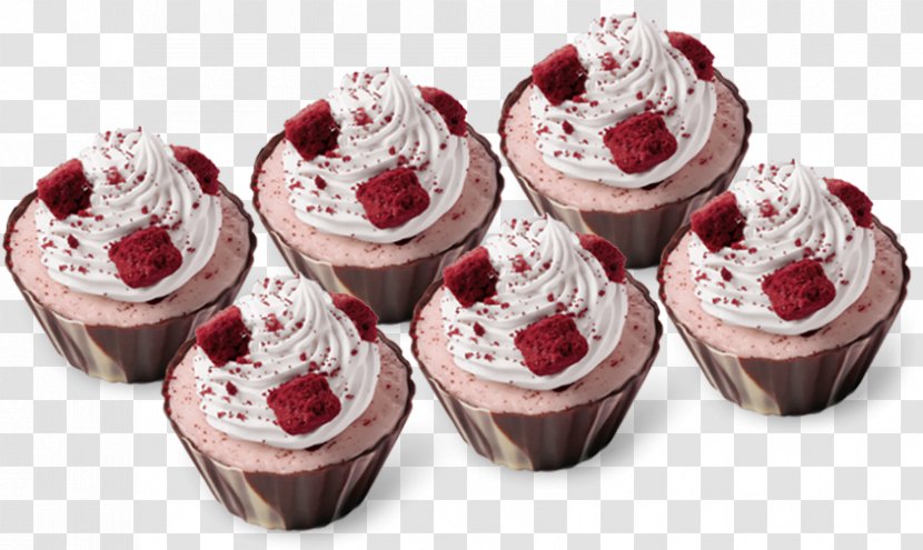 Sundae Cupcake Red Velvet Cake Sheet Ice Cream - Dessert Transparent PNG