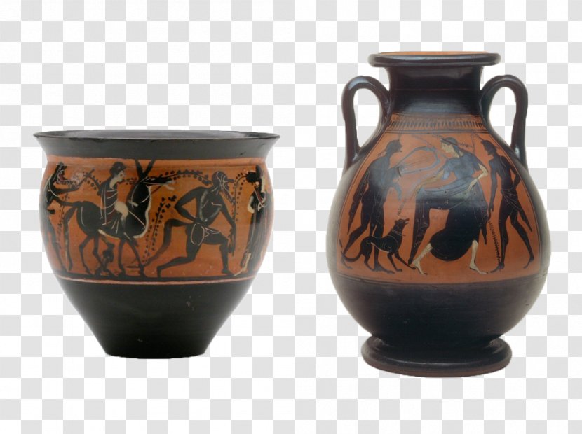 Pottery Of Ancient Greece Vase Ceramic - Serveware Transparent PNG