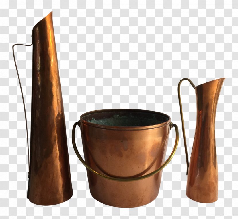 George Home Metallic Copper Effect Vase Chairish Design - Bucket Transparent PNG