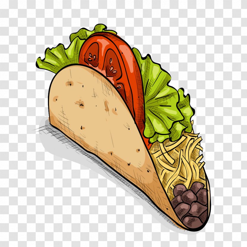 Burrito Mexican Cuisine Taco Fast Food - Tasty Pizza Transparent PNG