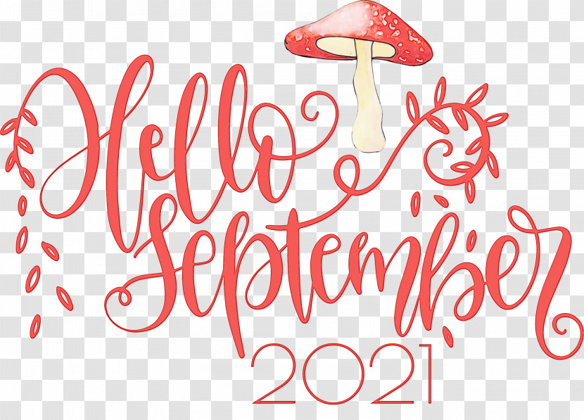 September Welcome August Drawing Transparent PNG
