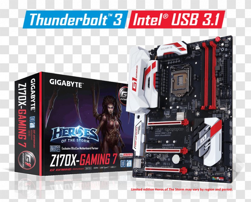 Intel LGA 1151 Motherboard Gigabyte Technology ATX - Scalable Link Interface Transparent PNG