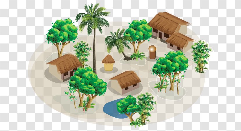 Thematic Village Culture House Ape Gama - Tradition - Shrub Arbor Day Transparent PNG