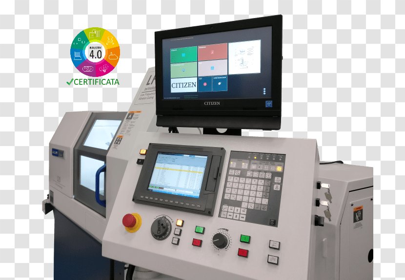 Machine Industry Lathe Citizen Watch Electronics - Electronic Component - Hmi Transparent PNG