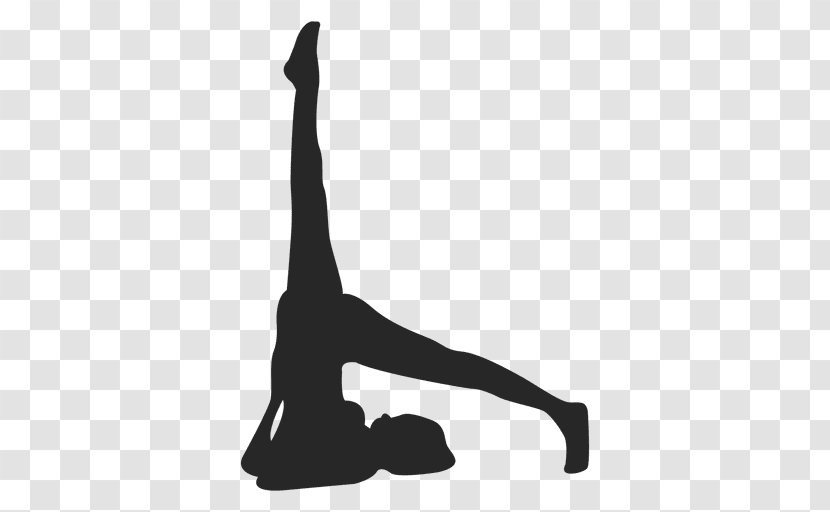 Silhouette Pilates Yoga Exercise Drawing - Tree Transparent PNG
