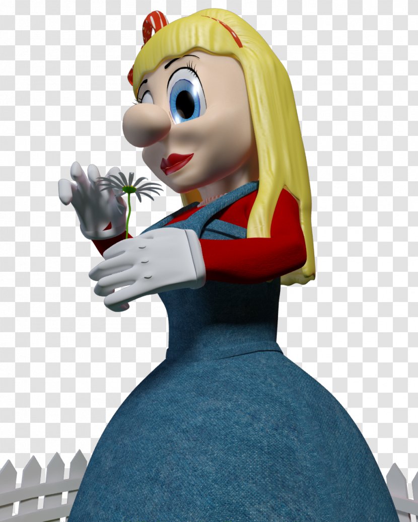 Cartoon Figurine Mascot Character - Finger - Mimi Transparent PNG