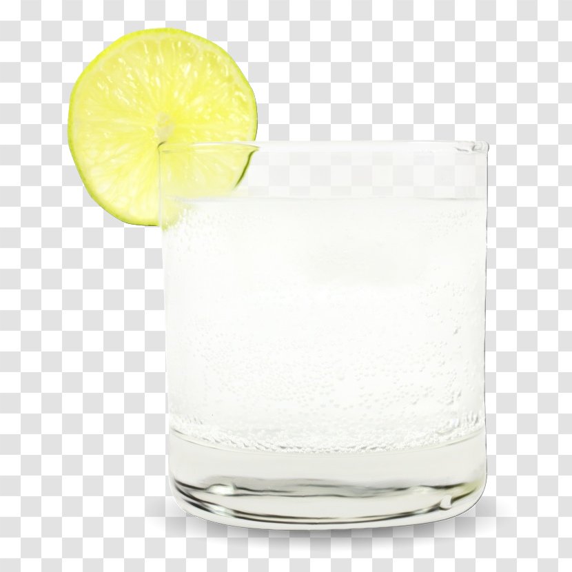 Highball Glass Lime Drink Lemon Vodka And Tonic - Drinkware Sour Transparent PNG