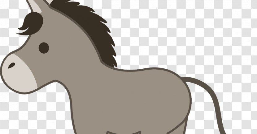 Pin The Tail On Donkey Drawing Clip Art - Mane Transparent PNG