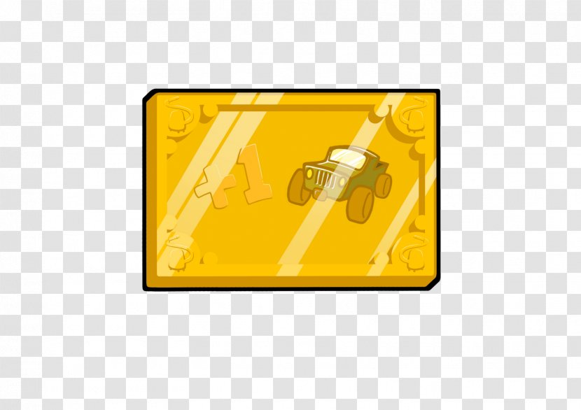 Yellow Rectangle - Plaque Transparent PNG