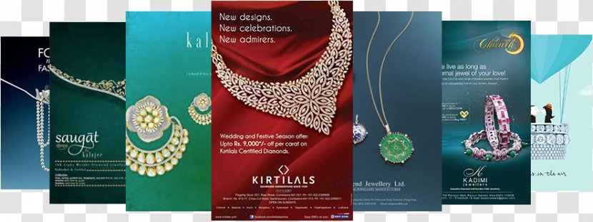 Advertising Flyer Jewellery Brochure Design - Unique Transparent PNG
