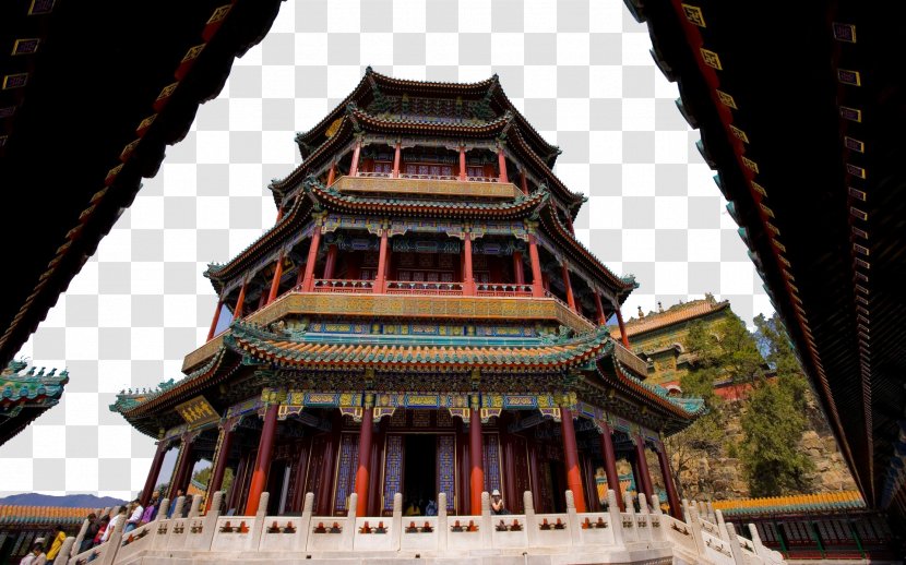 Old Summer Palace Temple Of Heaven U4f5bu9999u95a3 Huangshan - Beijing Landscape Eleven Transparent PNG