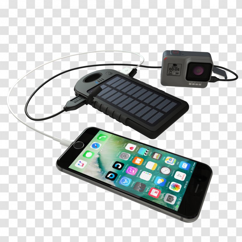 Battery Charger Solar Mobile Phones Energy - Multimedia - Power Bank Transparent PNG