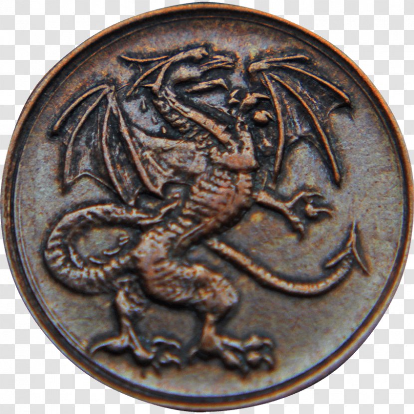 Copper Bronze House Targaryen Medal Coin Transparent PNG