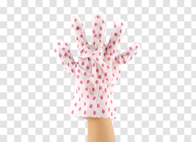 Macaron Finger Green Tea Glove Hand - Polka Dot - Account Transparent PNG