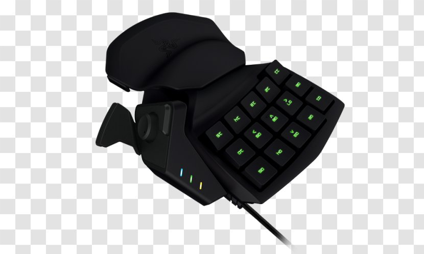 Computer Keyboard Razer Tartarus Chroma USB Gaming V2 Ergonomic Keypad RZ07-02270100-R3U1 Mecha Membrane Key - Usb - Mouse Transparent PNG