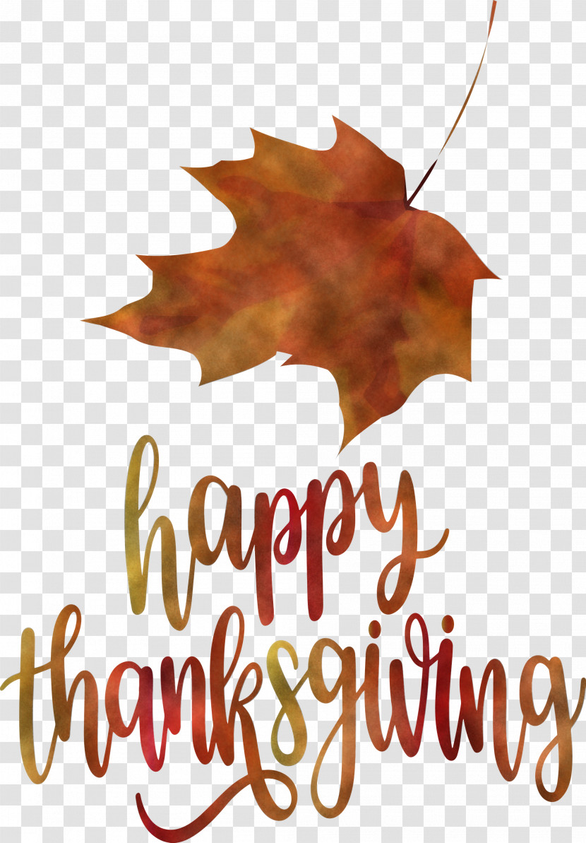 Happy Thanksgiving Autumn Fall Transparent PNG