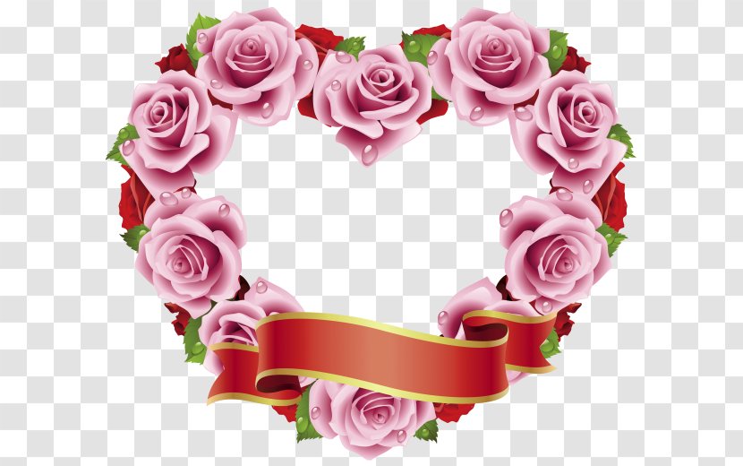 Valentine's Day Flower Garden Roses Clip Art Transparent PNG