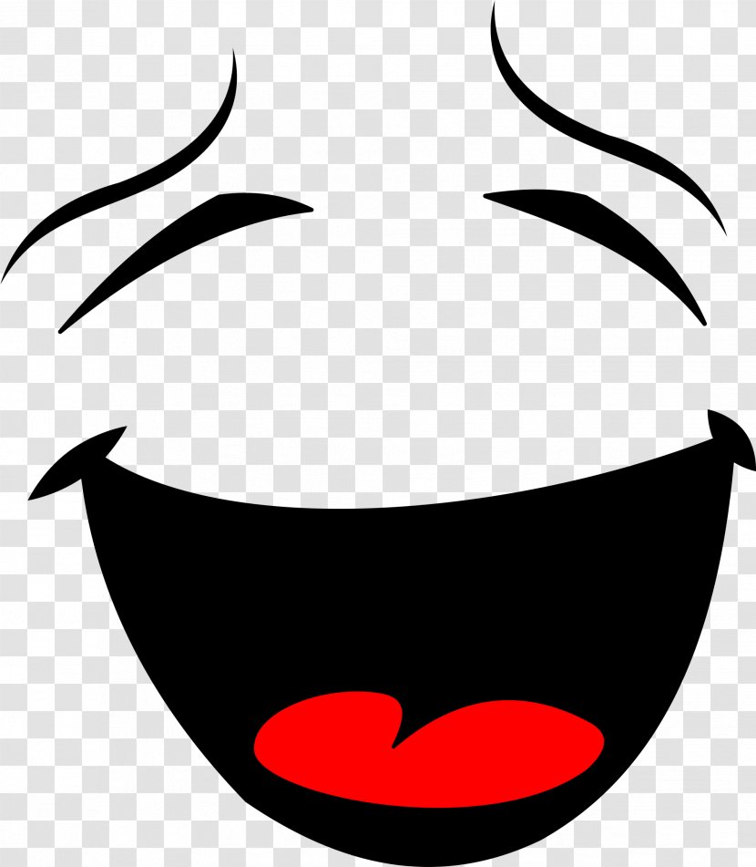 Laughter Smiley Emoticon Clip Art - Black - Laughing Smiley-Face Cliparts Transparent PNG