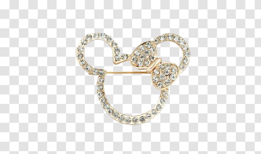 Brooch Lapel Pin Scarf Jewellery Fashion Accessory - Tie Clip - Mickey Mouse Transparent PNG