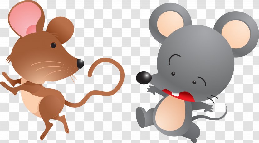 Mouse Rodent Cartoon Muroidea - Qversion - Vector Transparent PNG