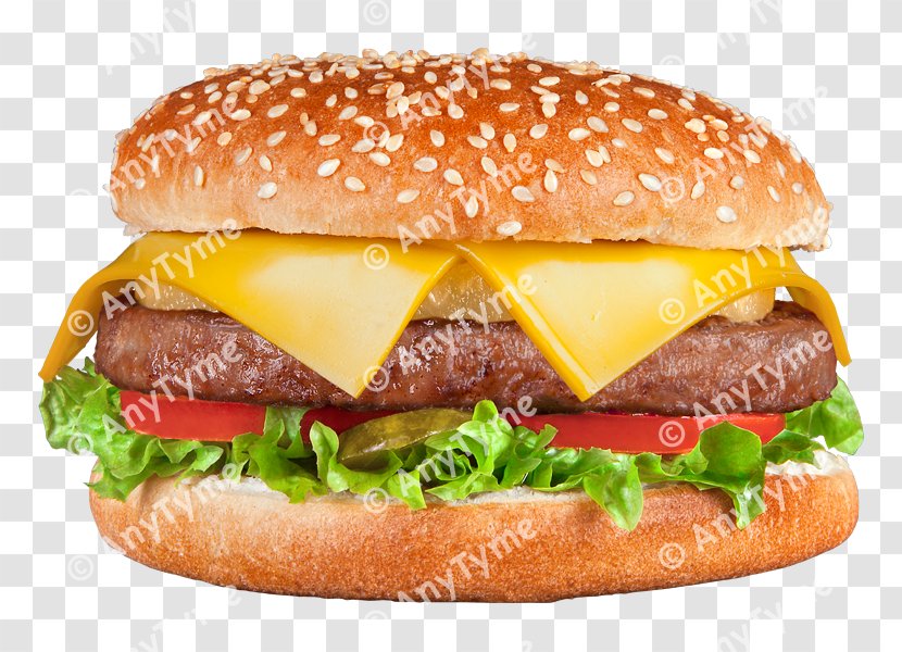French Fries Cheeseburger Chicken Sandwich Hamburger - Breakfast - Burger Van Transparent PNG
